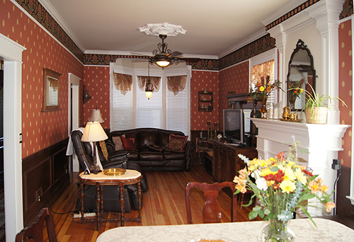 click to view larger image Victorian parlor in Martinez CA